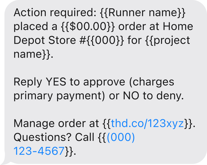 Option B SMS