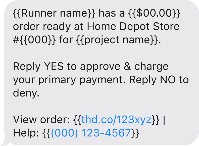 Option A SMS