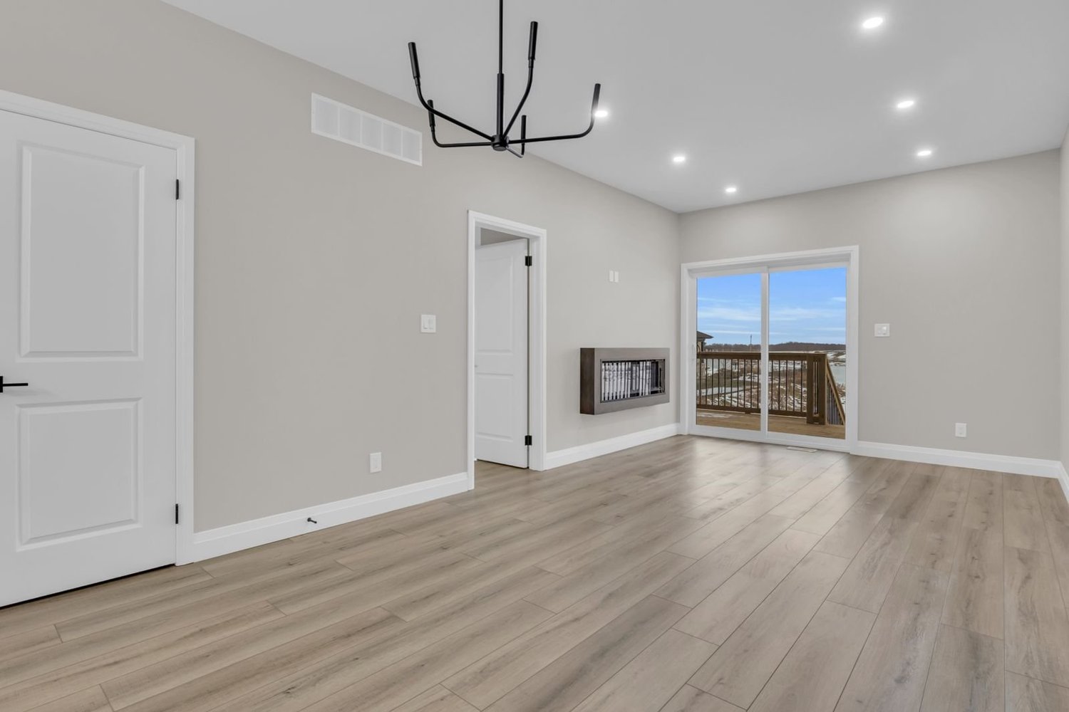 Unit 18 Great room & fireplace