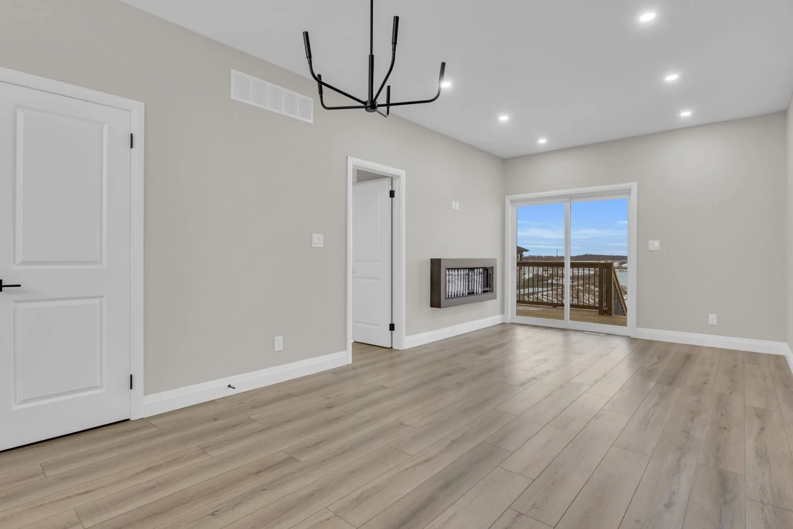 Unit 18 Great room & fireplace