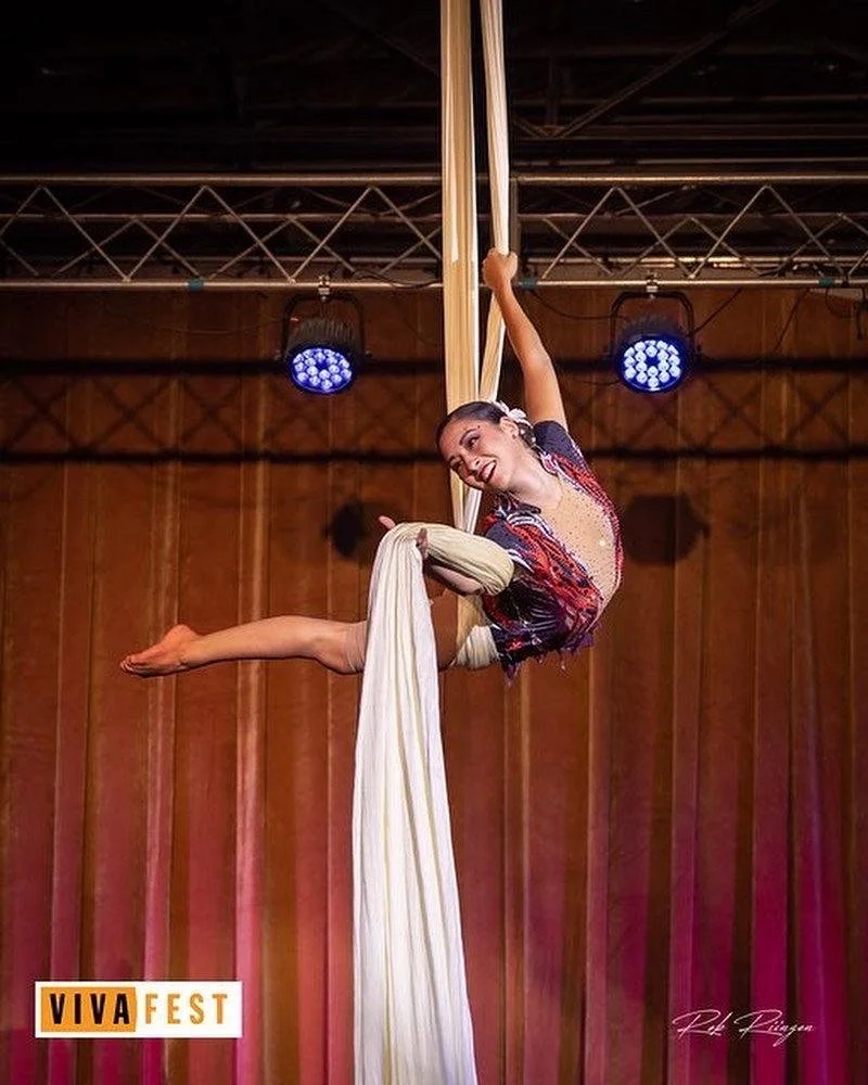 Tiana Hernandez performing on stage