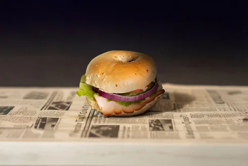 Signature Turkey bagel at Monday Coffee Club
