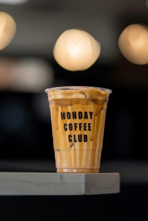 Caramel Macchiato at Monday Coffee Club Dearborn MI