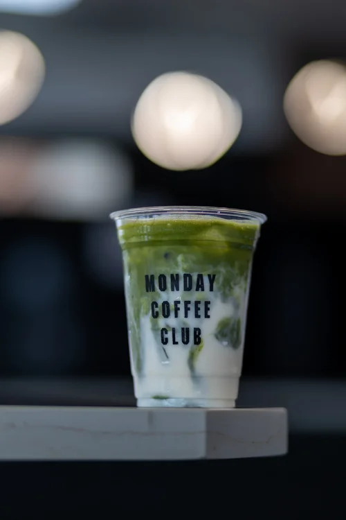 Regular Matcha at Monday Coffee Club Dearborn MI