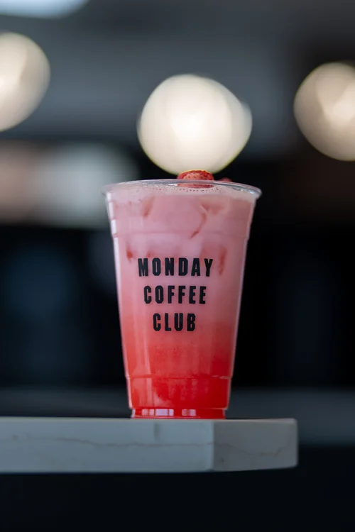 Pink Drink at Monday Coffee Club Dearborn MI