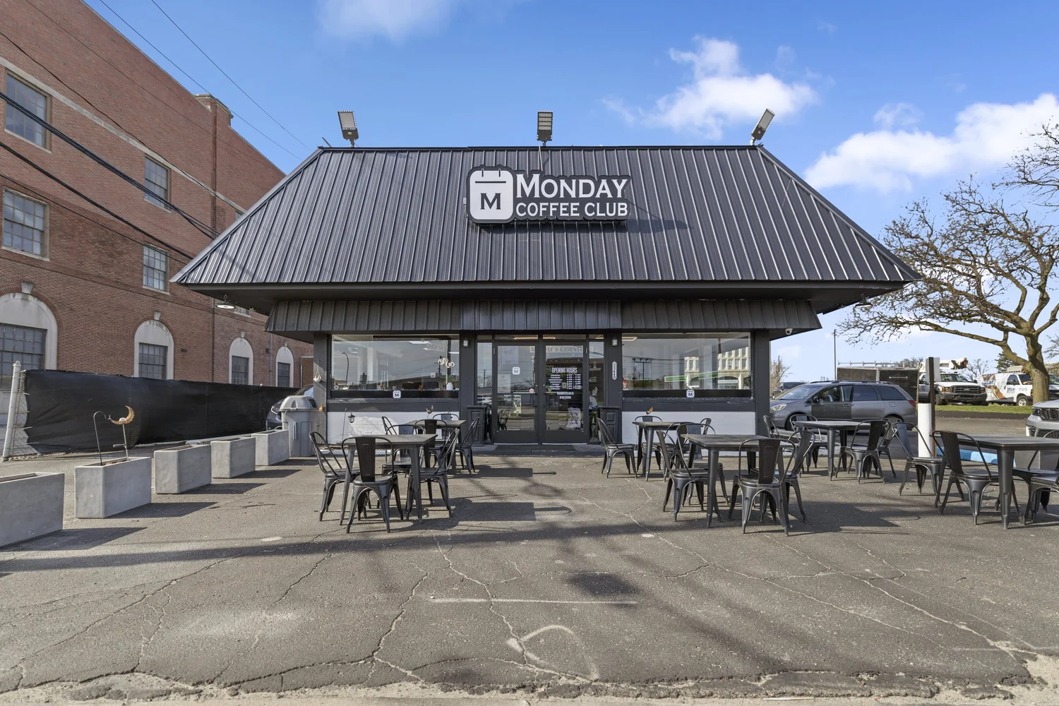 Monday Coffee Club storefront in Dearborn Michigan