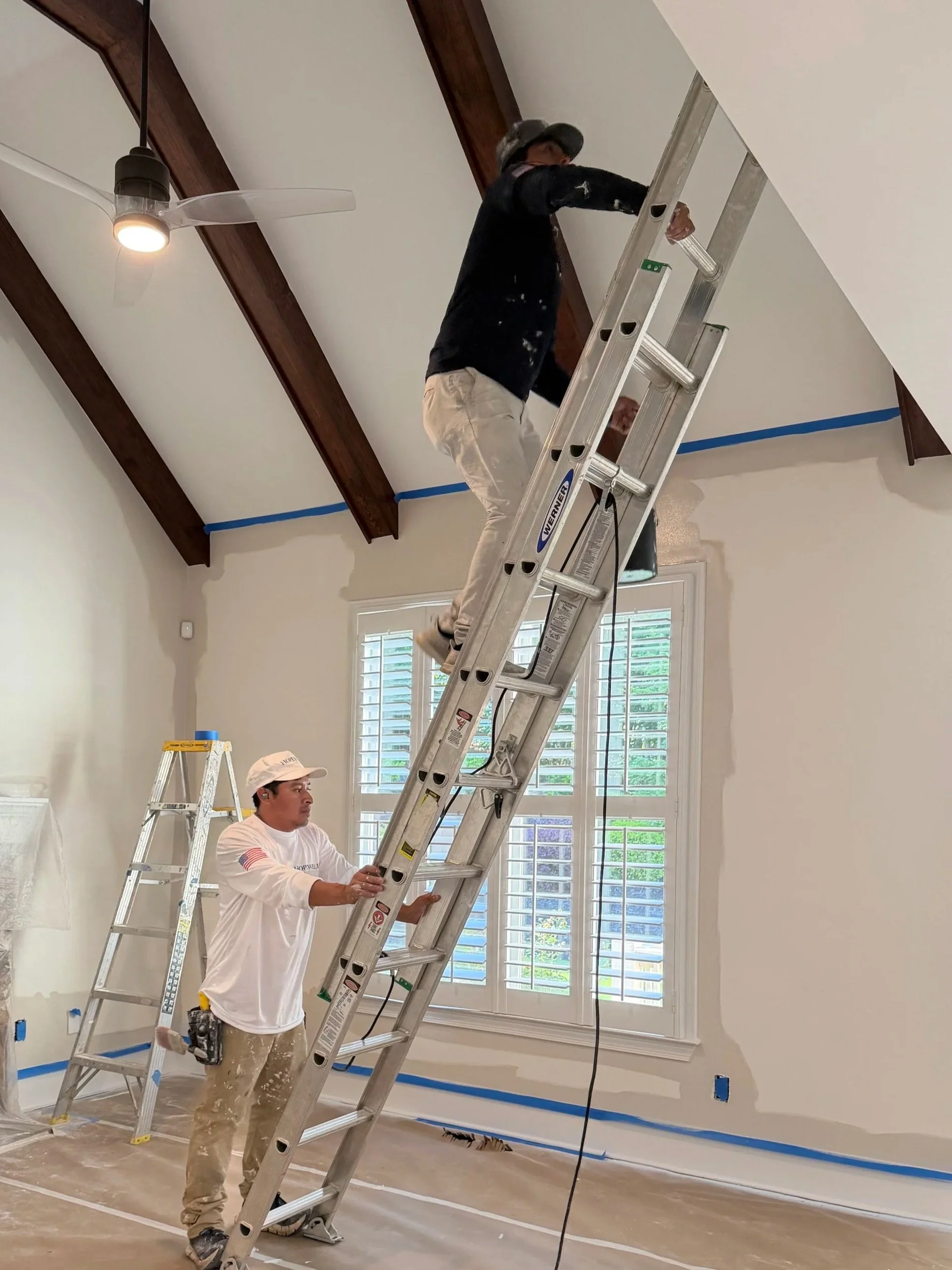 Interior painting project by Hopewell Painting in North Georgia