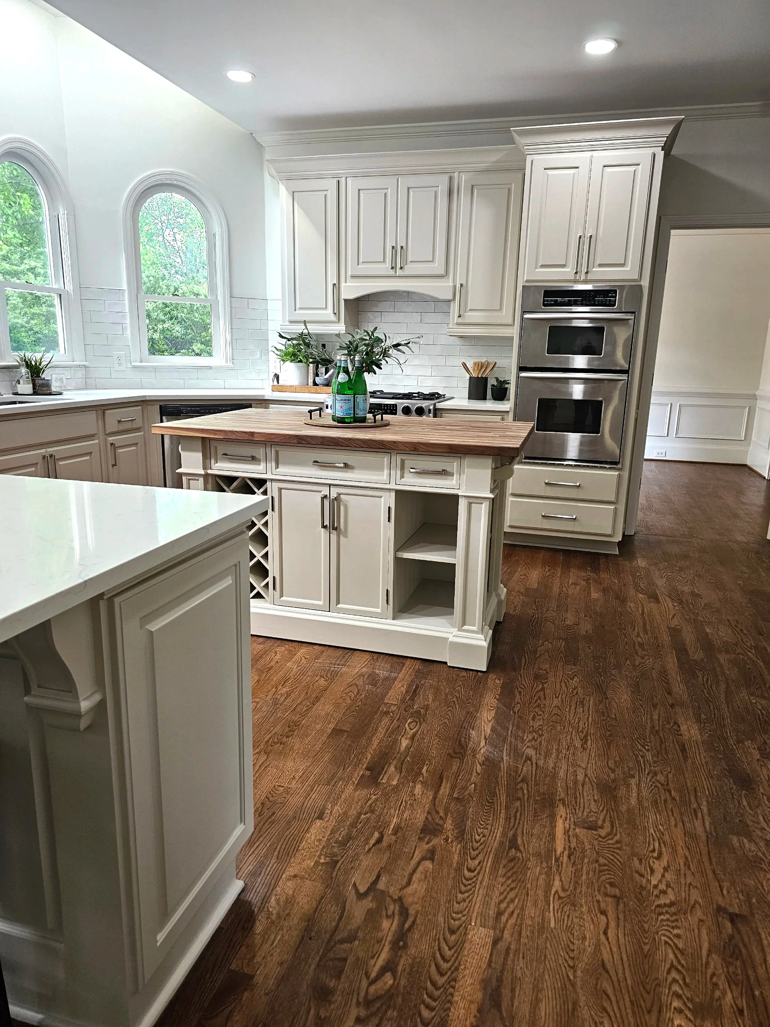 Kitchen cabinet refinishing project in Cumming, Georgia
