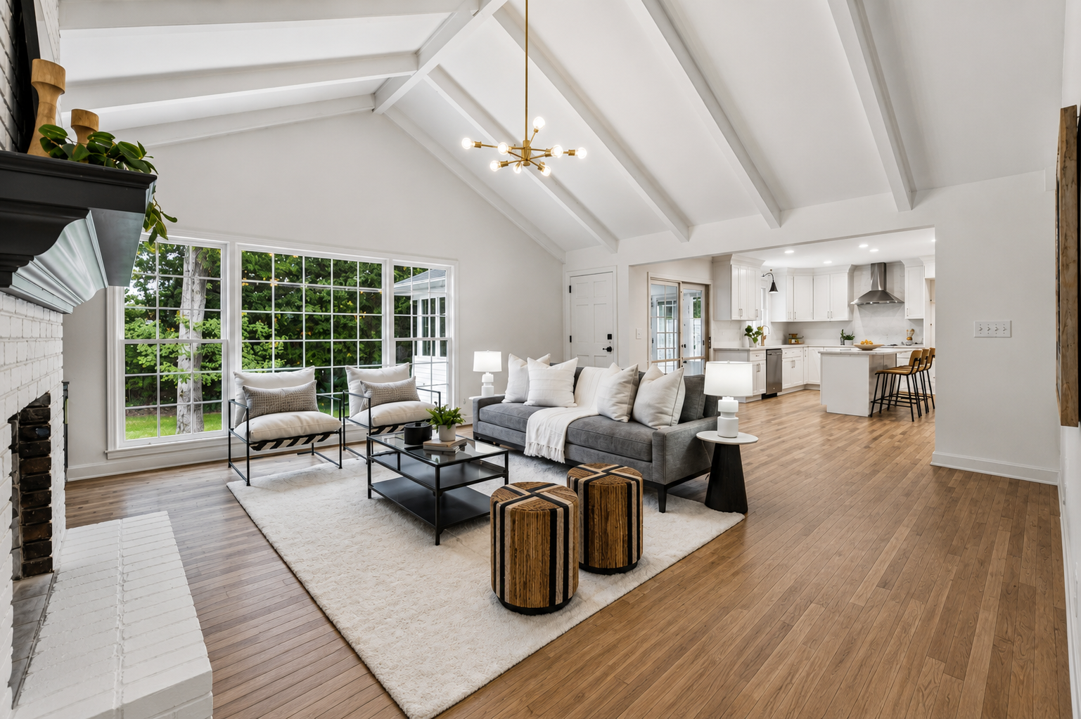 Whole-home interior painting project in Sandy Springs, Georgia