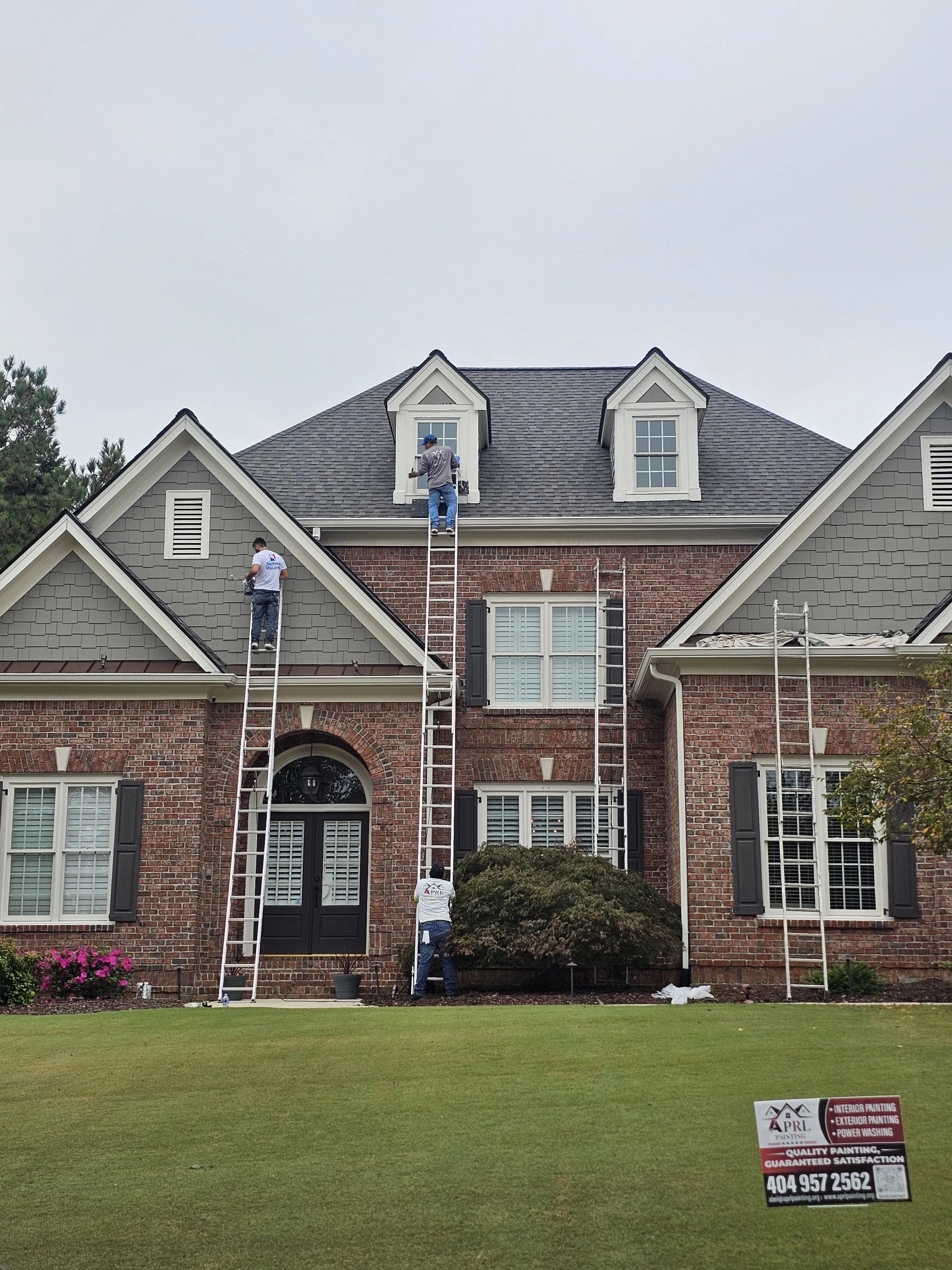 Exterior painting project by Hopewell Painting in North Georgia