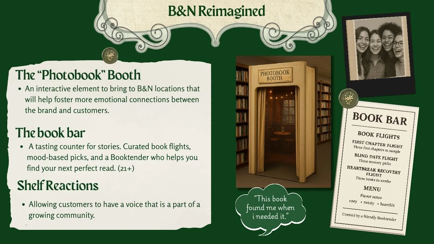 Barnes & Noble photobook booth in-store experience