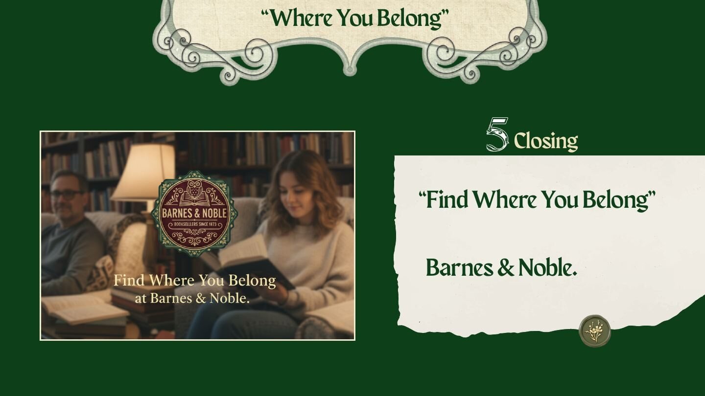 Where You Belong campaign closing frame