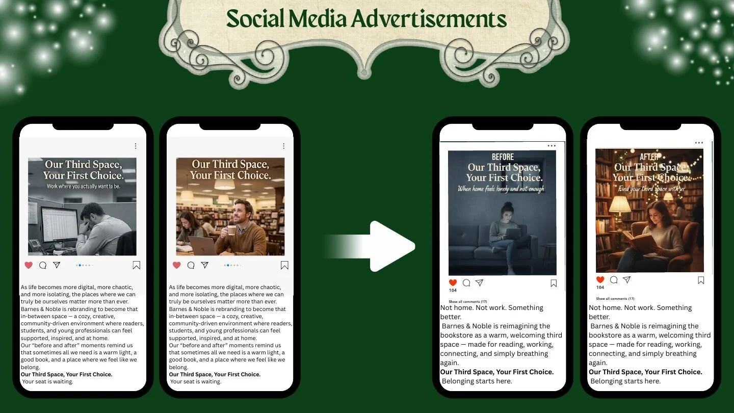 Barnes & Noble social media campaign executions