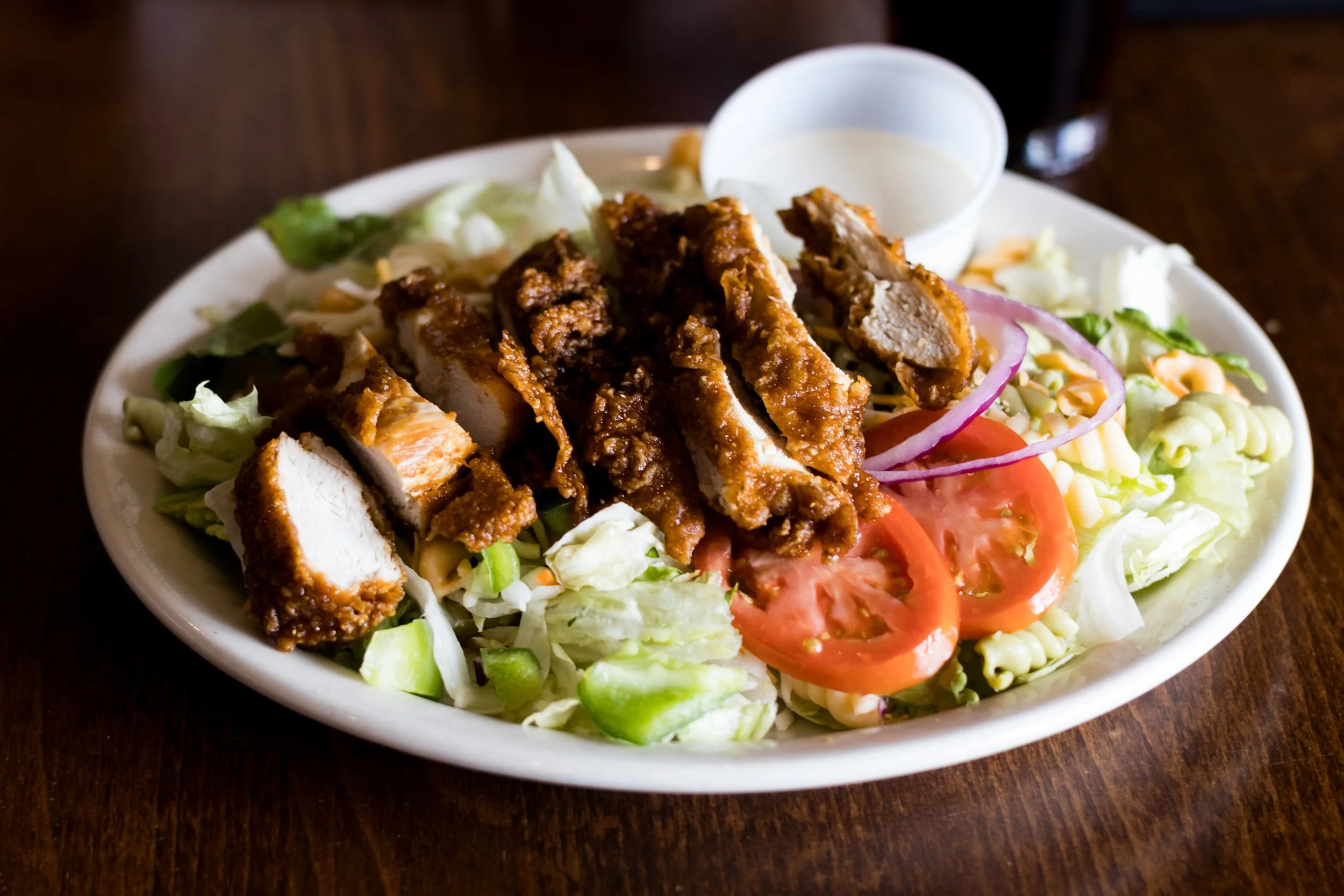 Pub chicken salad from Walt’s Pub & Grill in West Lafayette