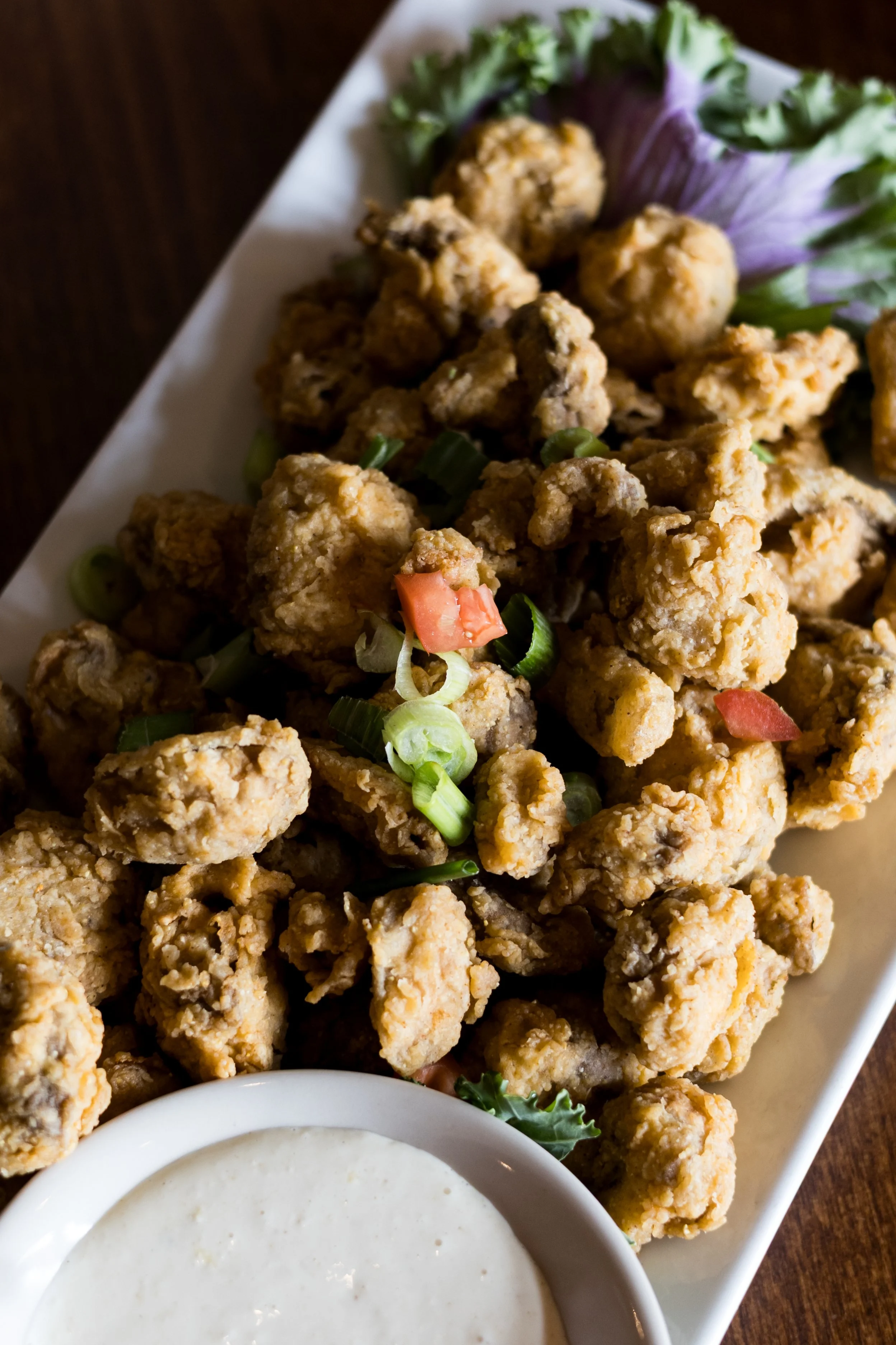 Breaded mushrooms from Walt’s Pub & Grill in West Lafayette