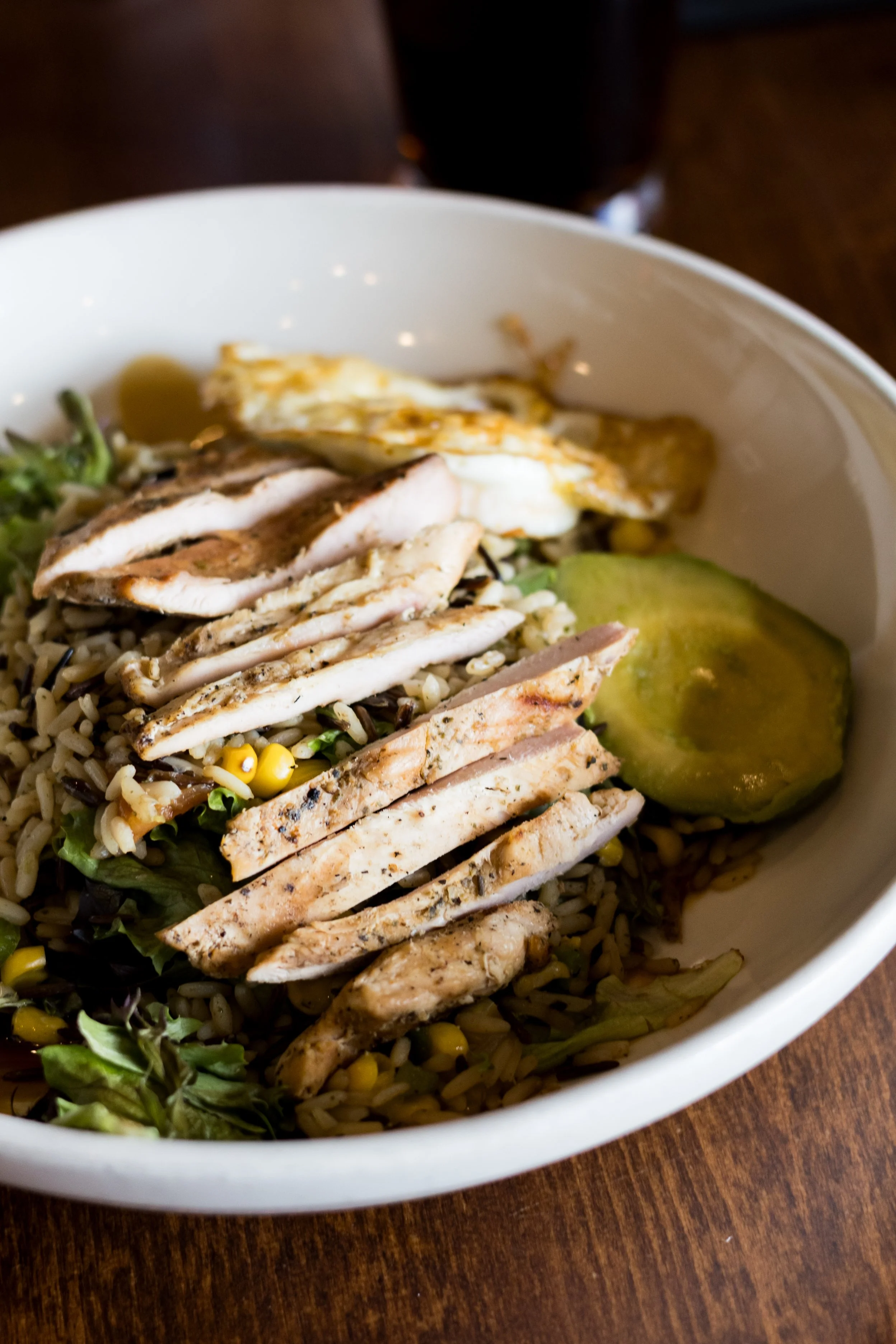 Baja bowl from Walt’s Pub & Grill in West Lafayette