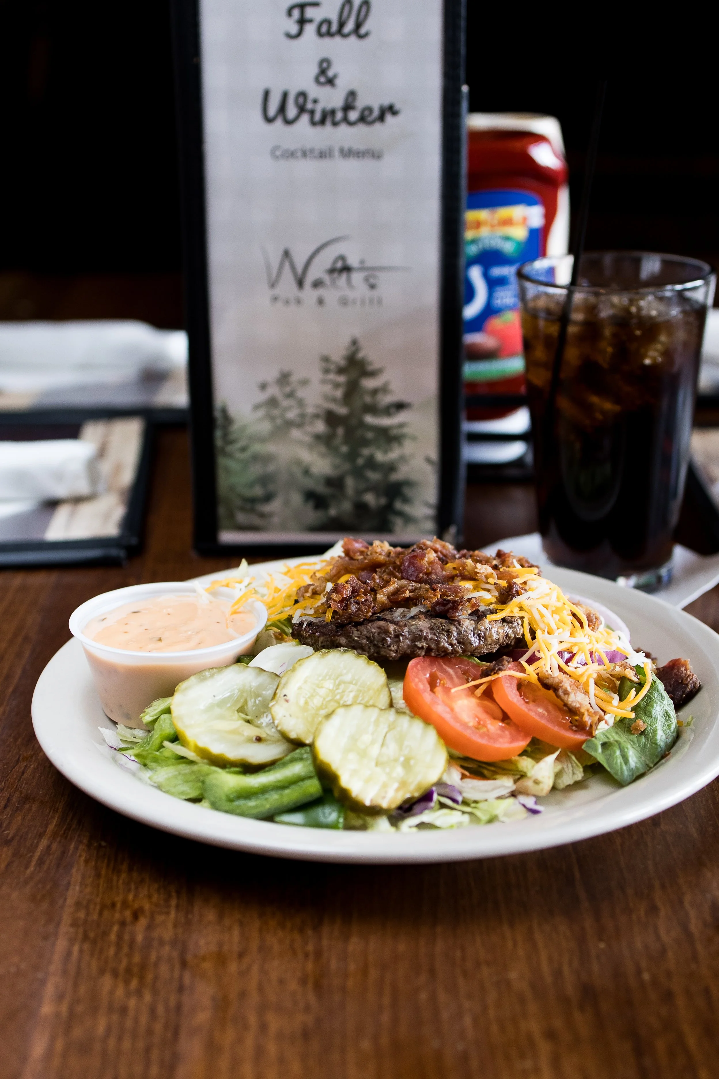 Boilermaker salad from Walt’s Pub & Grill in West Lafayette