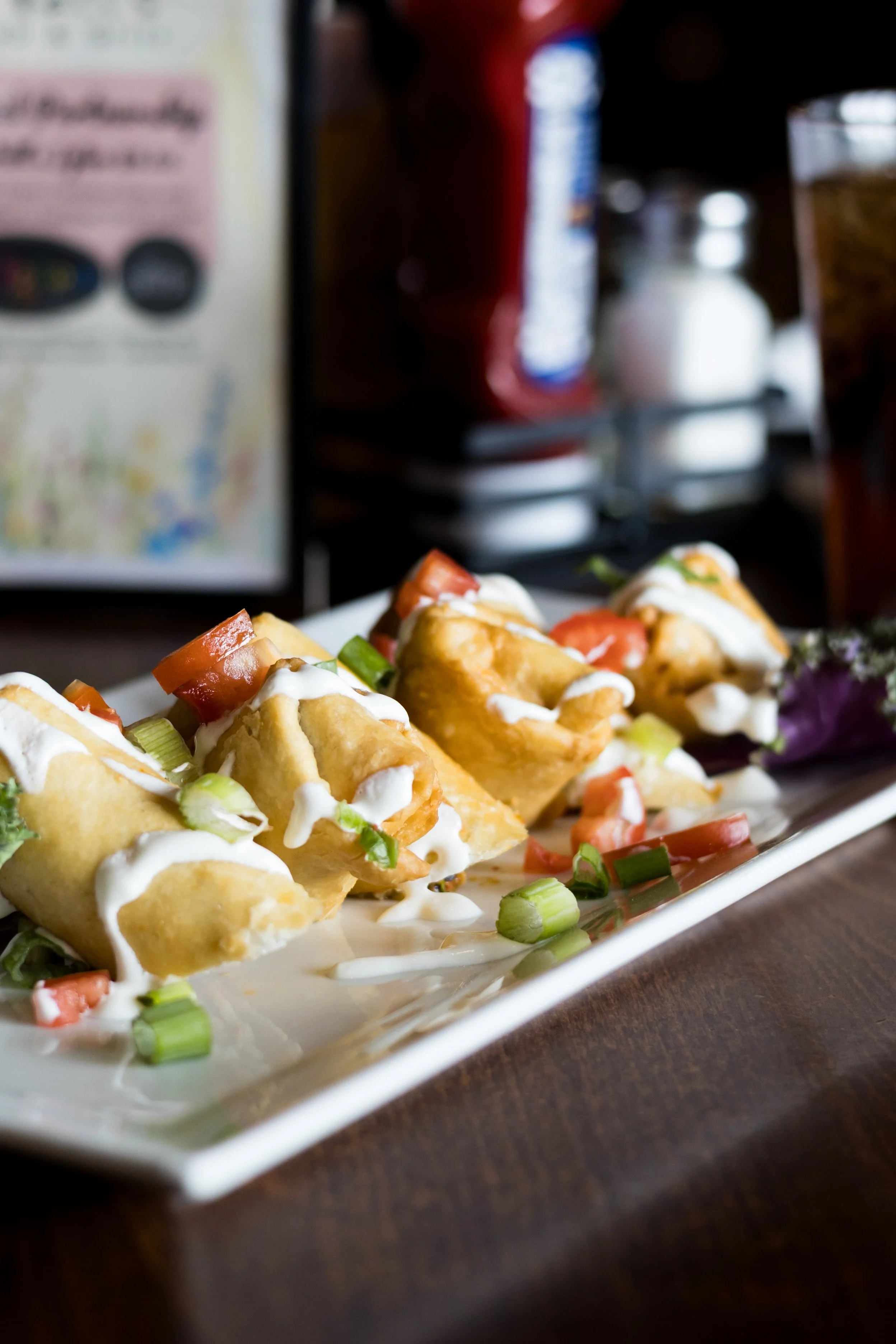 Southwest egg rolls from Walt’s Pub & Grill in West Lafayette