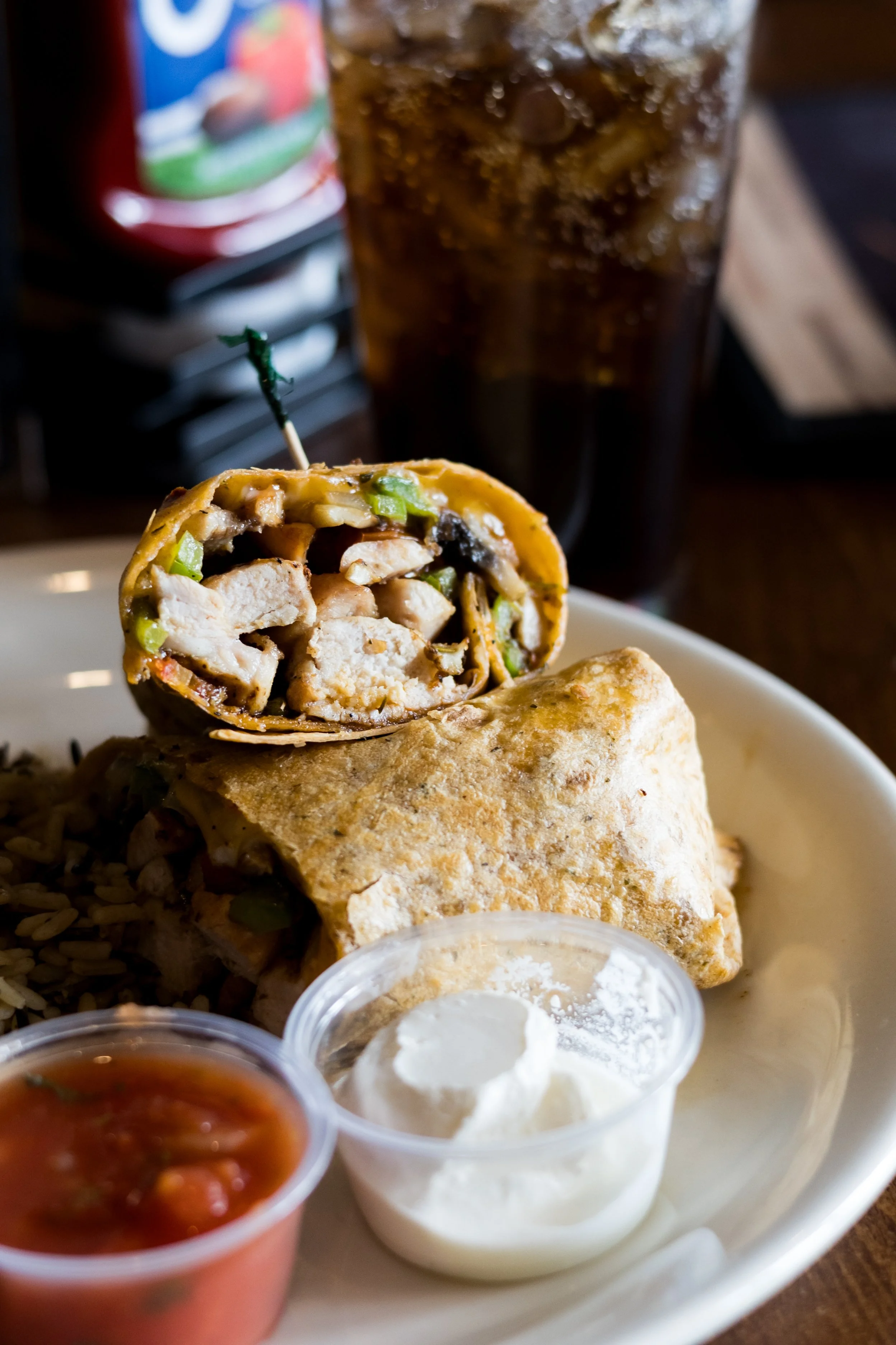 Wraps from Walt’s Pub & Grill in West Lafayette