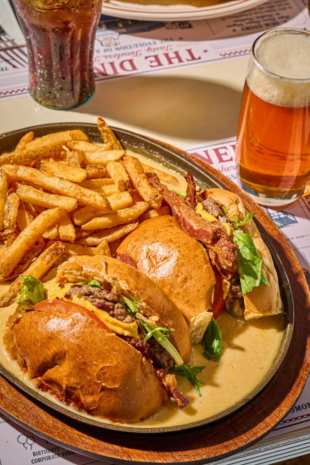 The Sizzling Not Cheese Burger