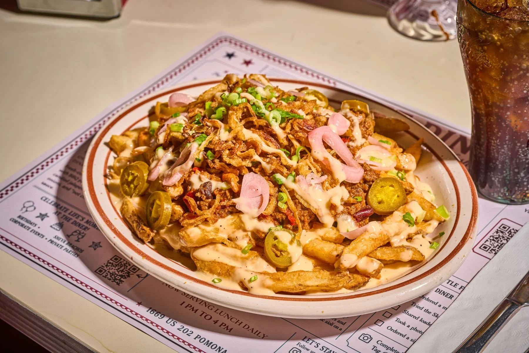 Loaded diner fries