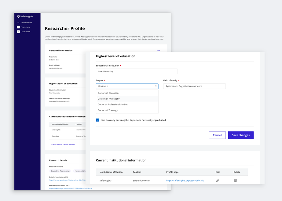 Study table animation