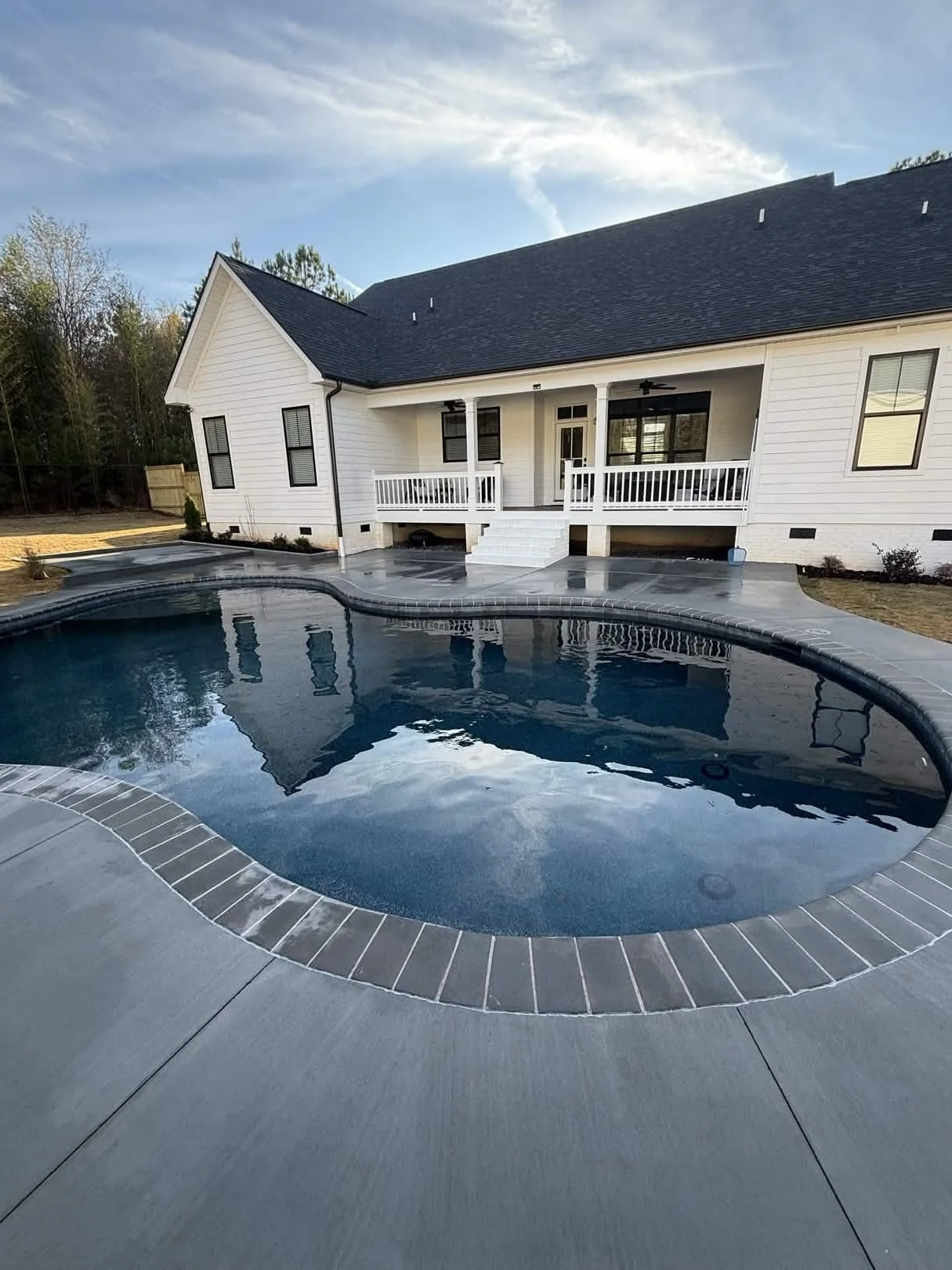 Fireside Pools construction
