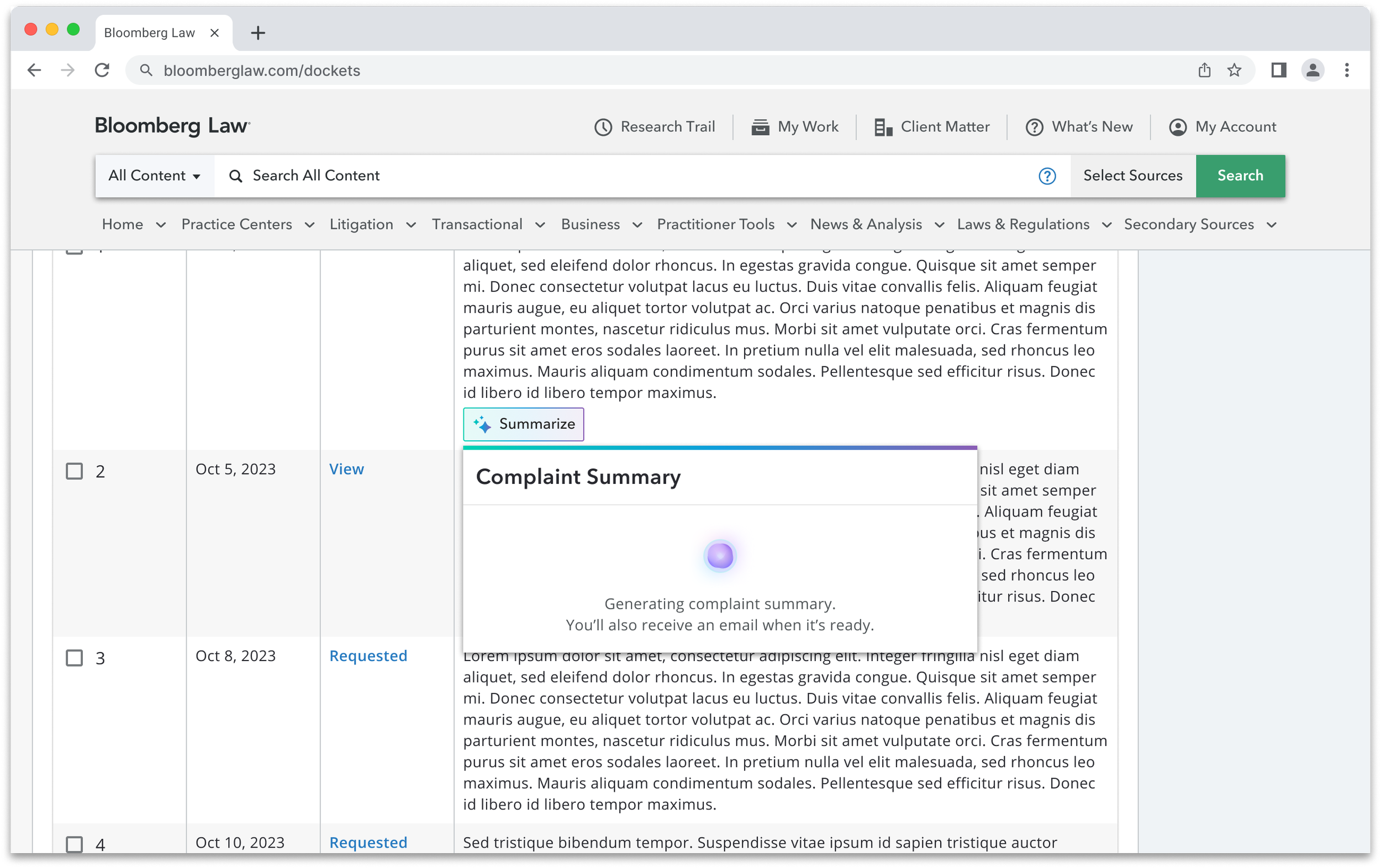 Product design screenshot