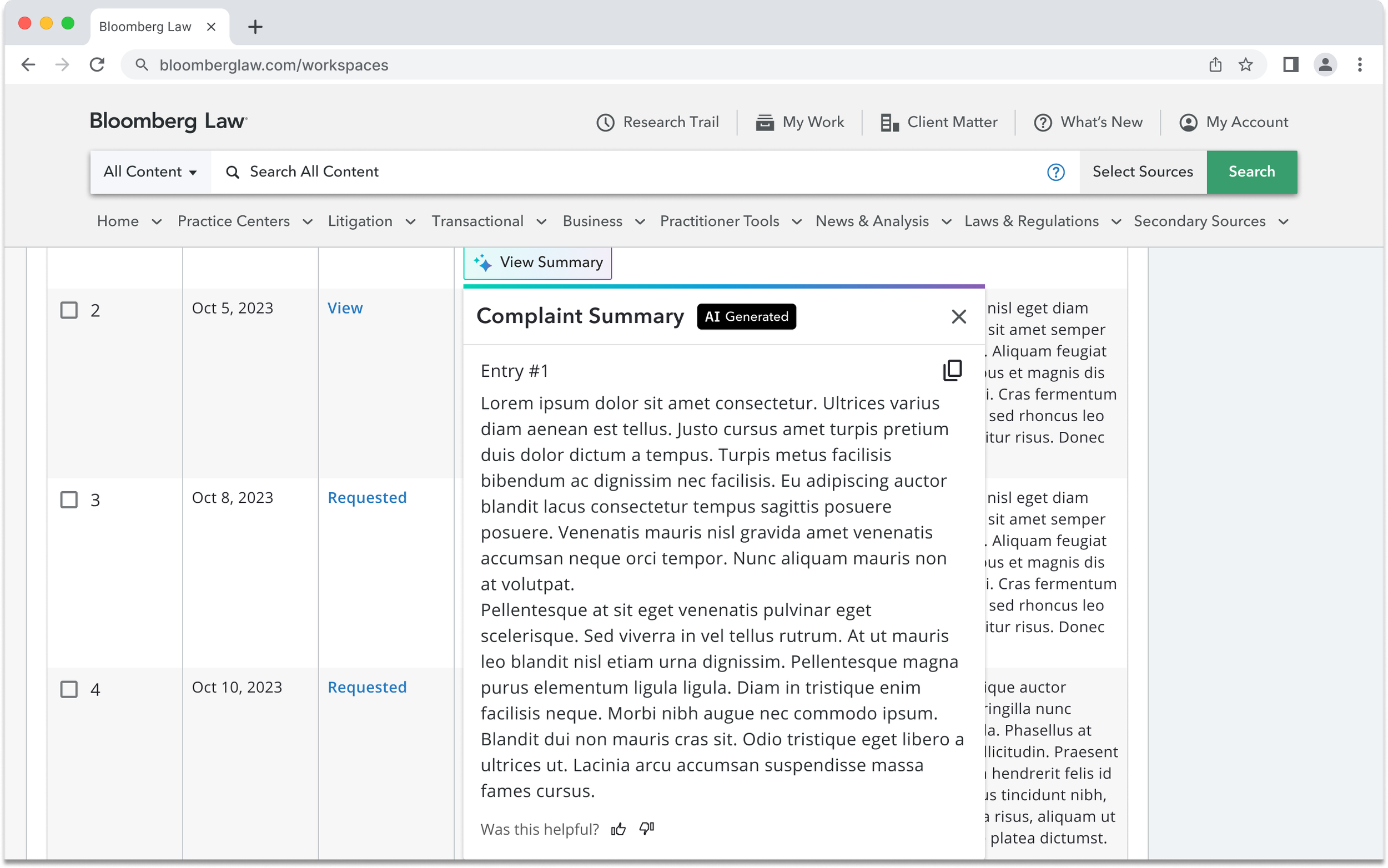 Product design screenshot