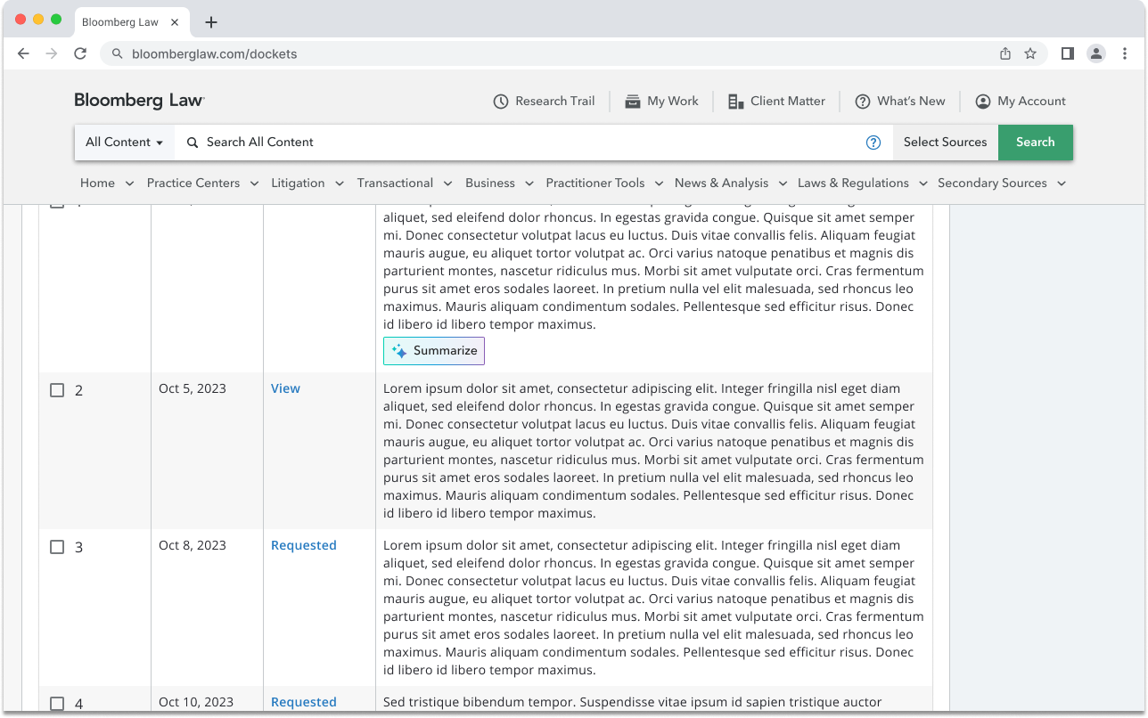 Product design screenshot