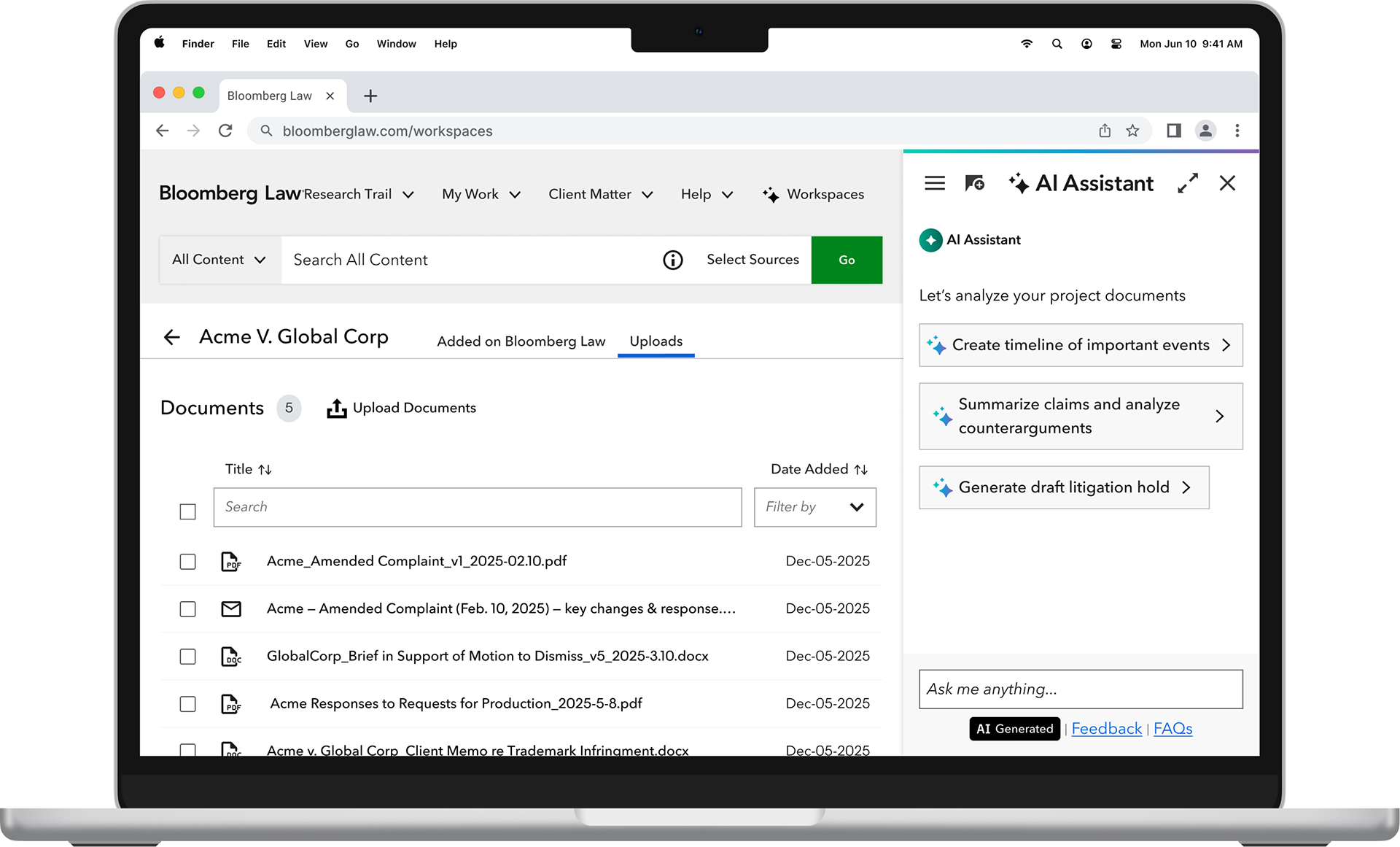 Product design screenshot