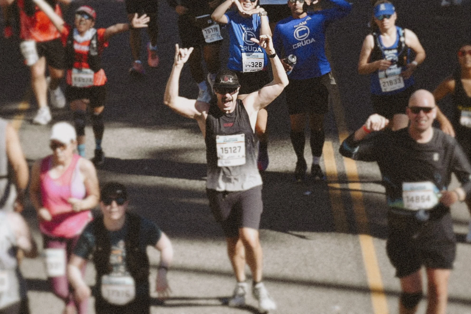 Alberto at the San Diego finish line