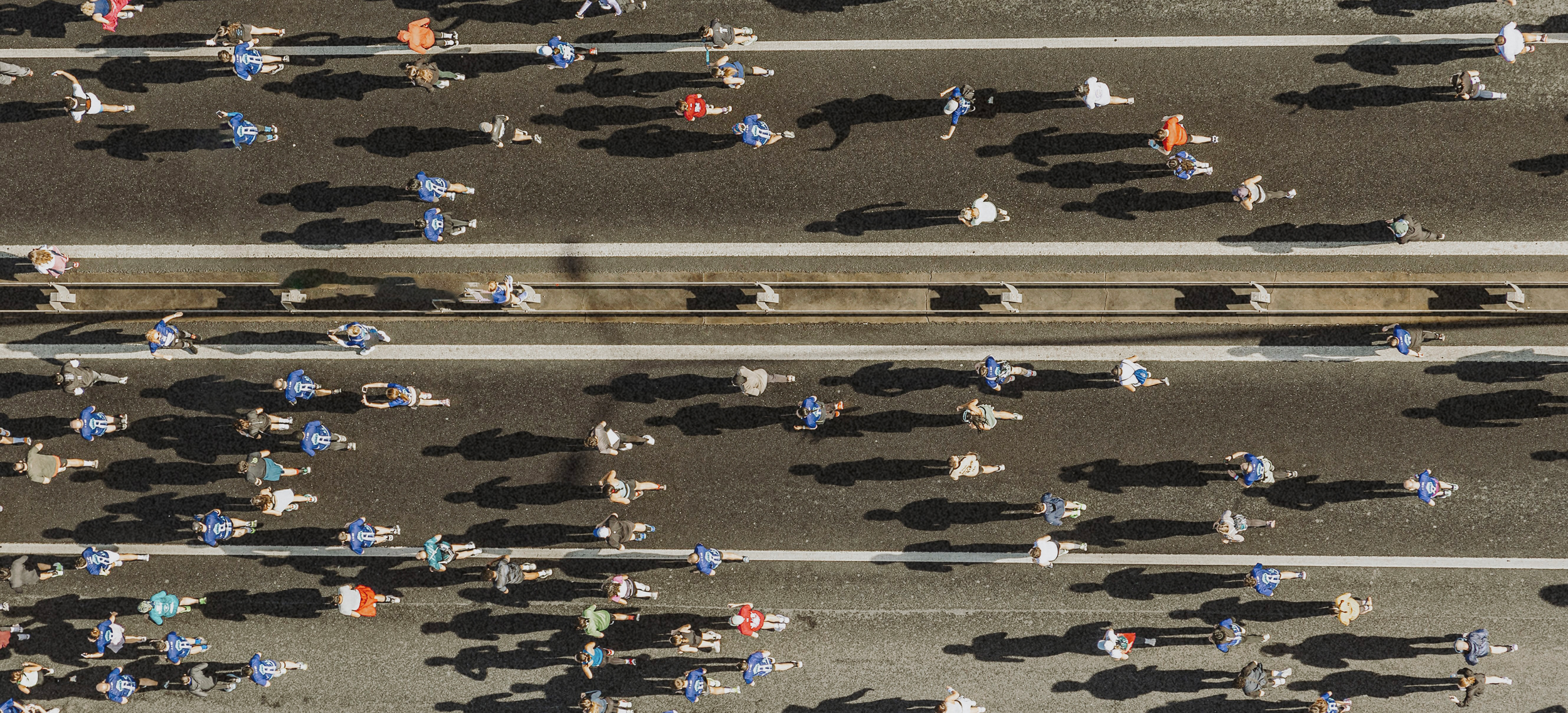 Alberto crossing the finish line