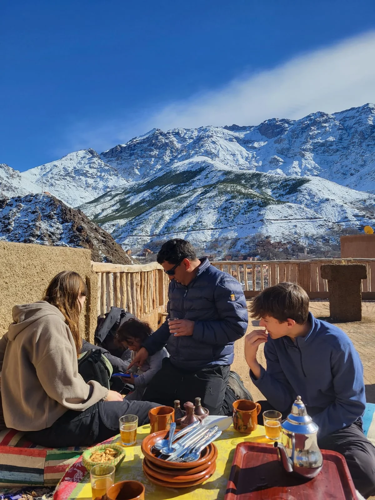 Tea with a local family in Morocco