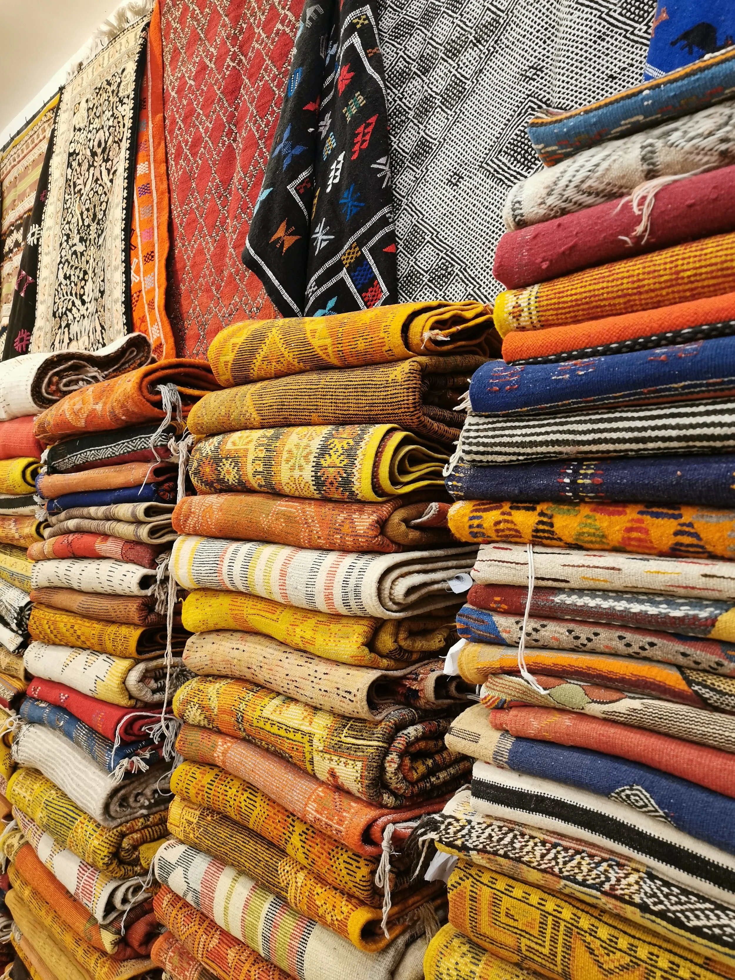 Local artisan market in Morocco