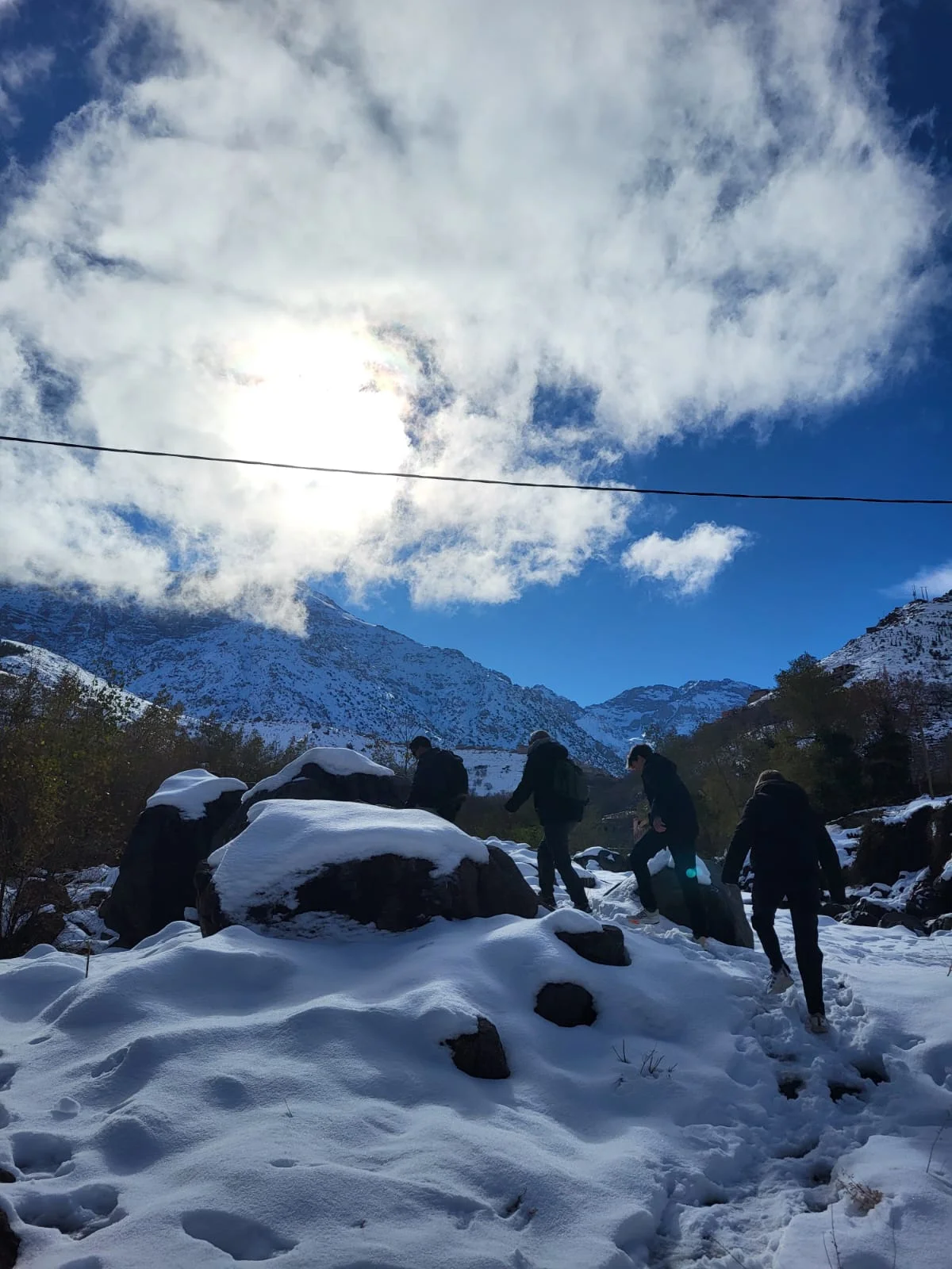 Guided trekking in the Atlas Mountains