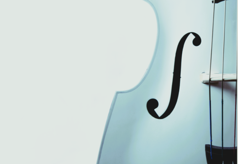 Violin f-hole detail