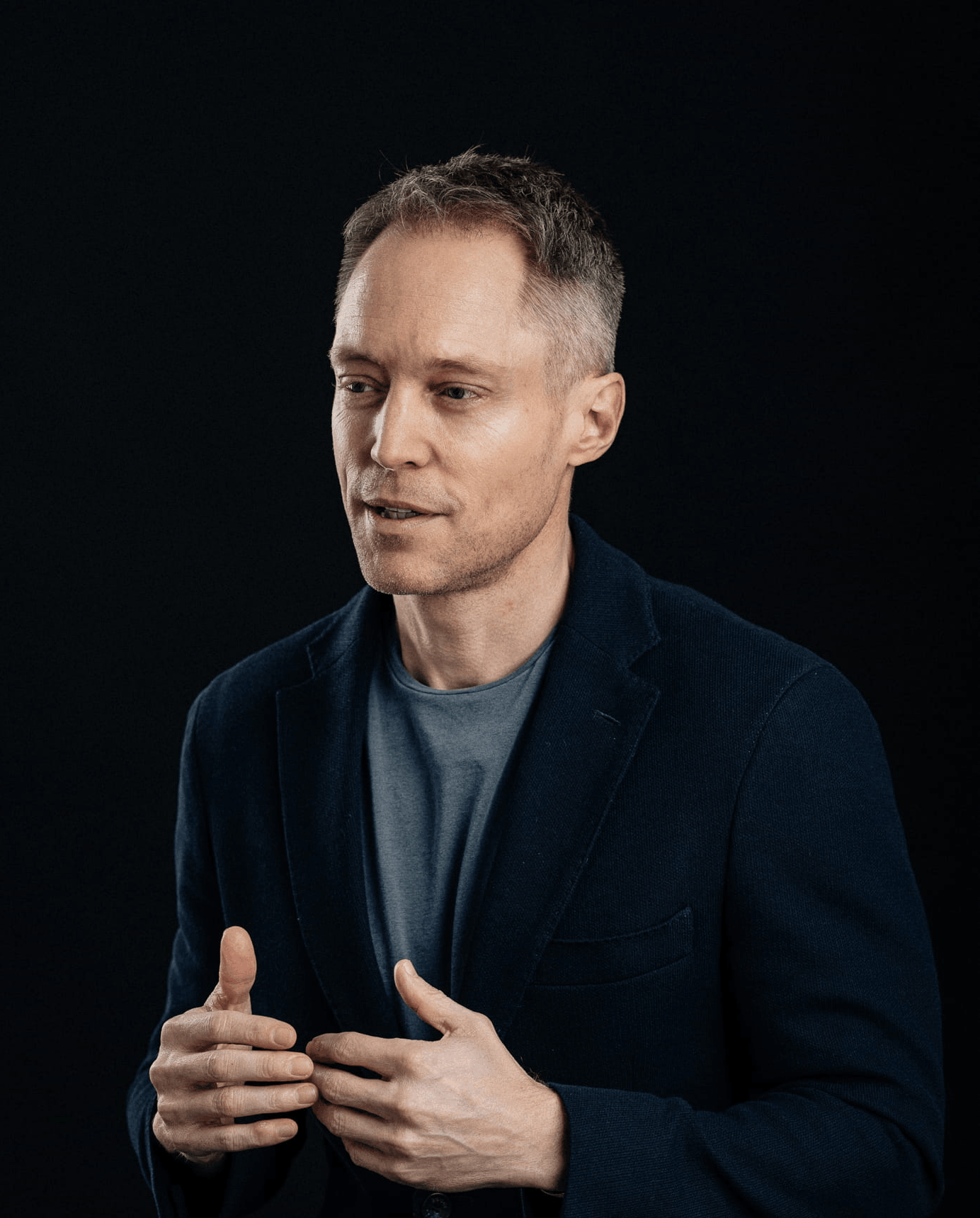 Johan Kringel speaking