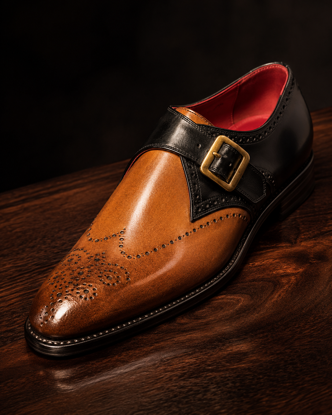 Hugovick Single Monk, Sandstone Tan + Vanta Black — Tigris 07 last
