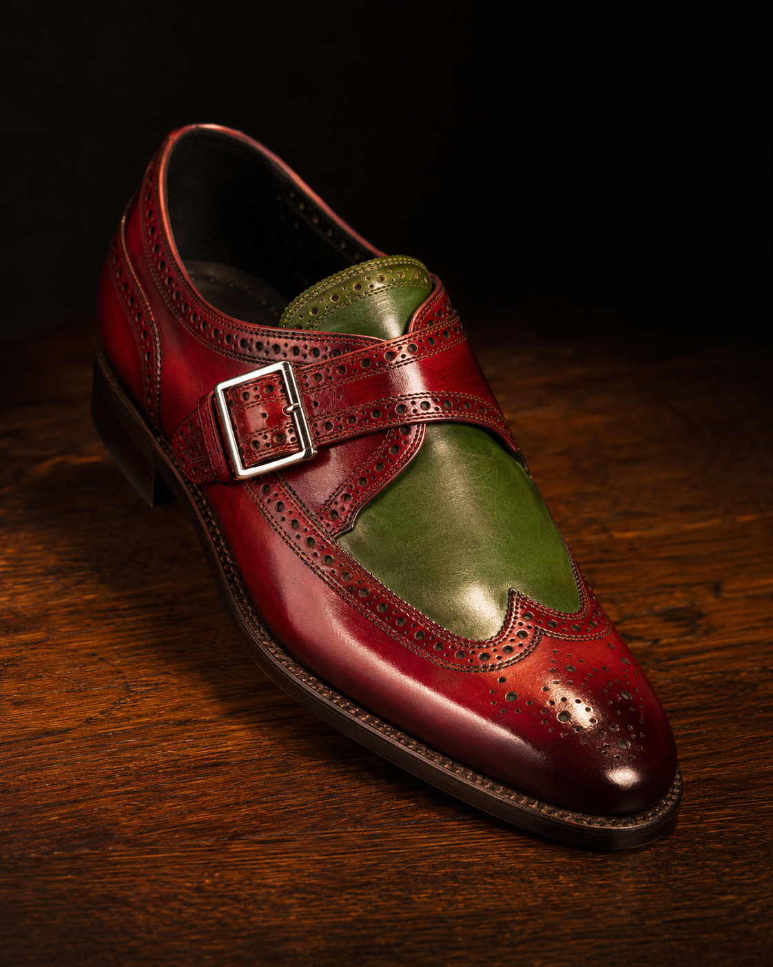 Bastille Single Monk, Mantis Green + Cherry Red — Tigris 6 last