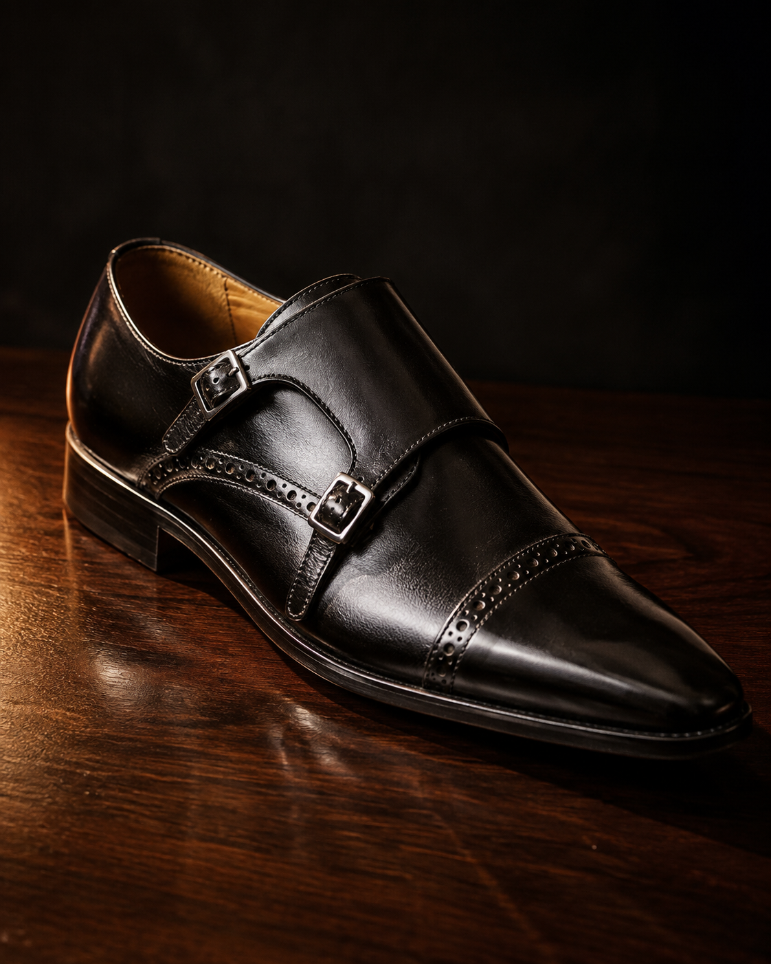 Bonaparte Double Monk, Vanta Black — Trinity 1156 last