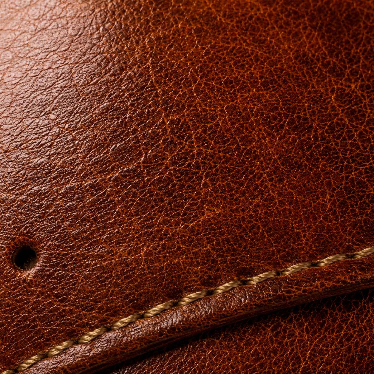 Punch pink leather grain macro