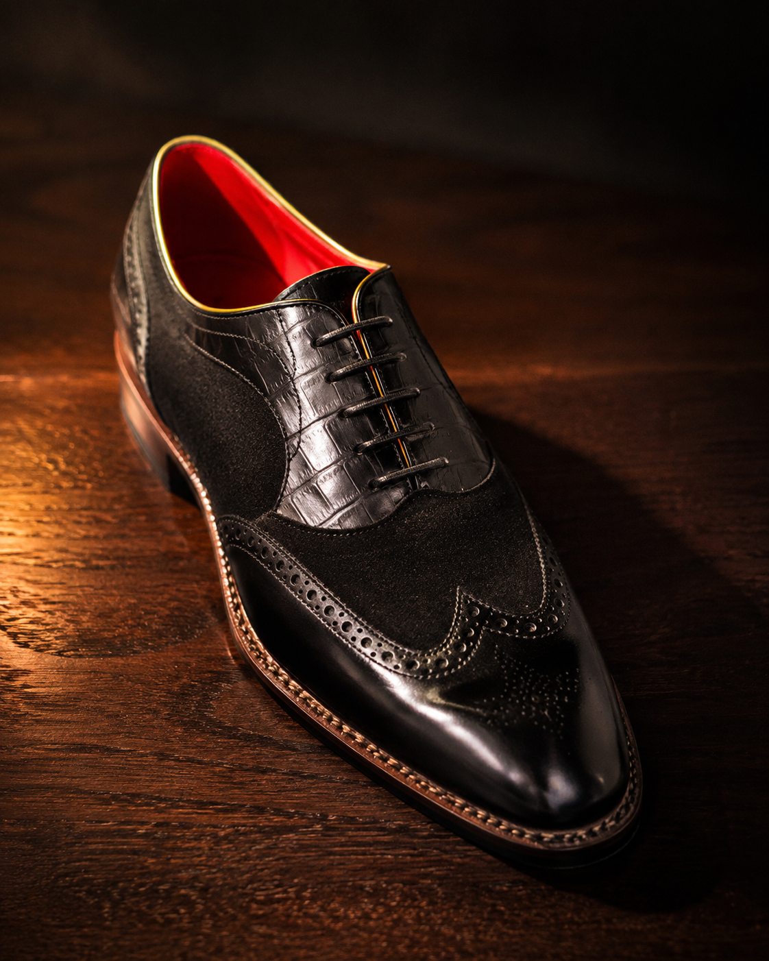 Bonaventure — Vanta Black + Suede
