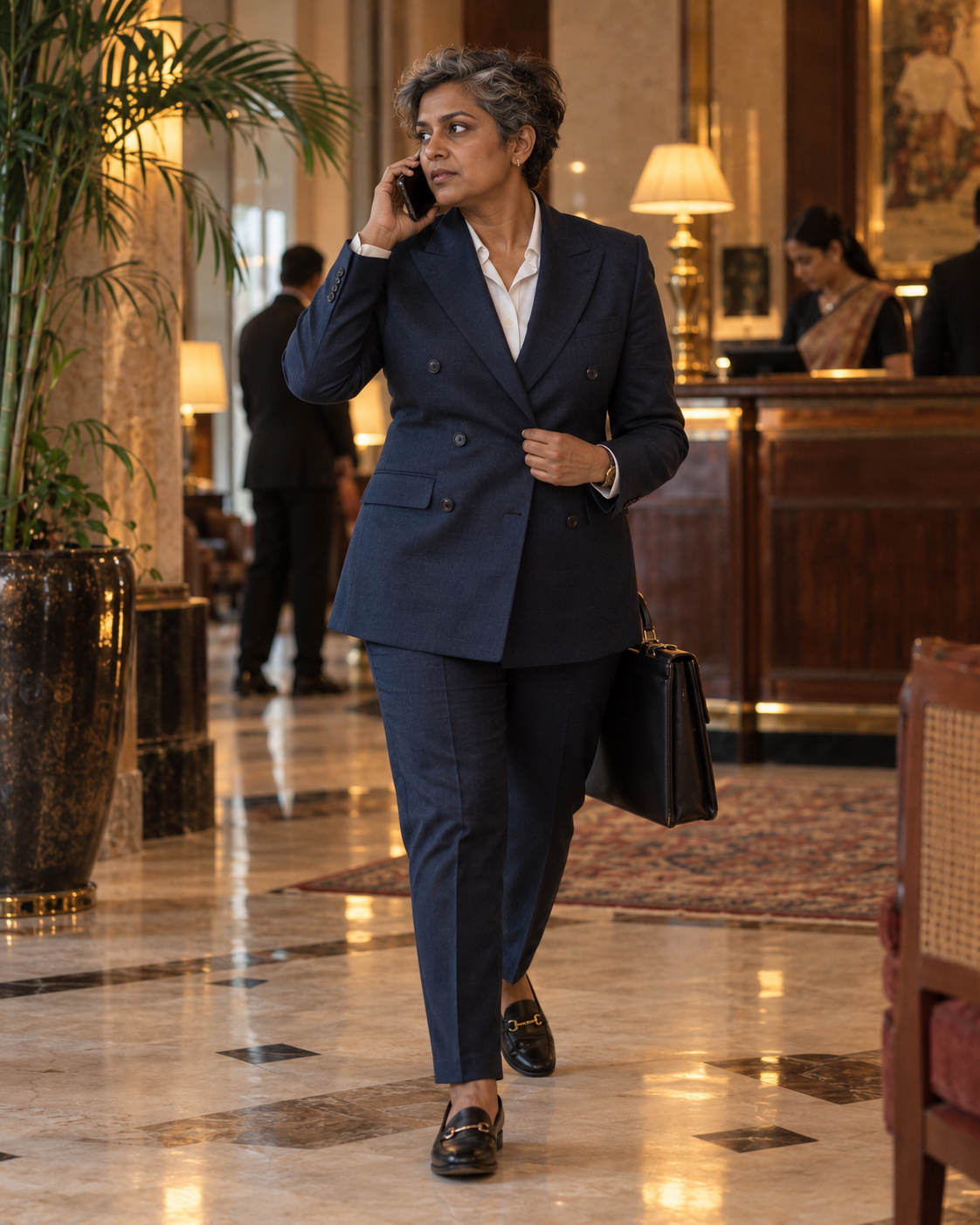 Double-breasted blazer