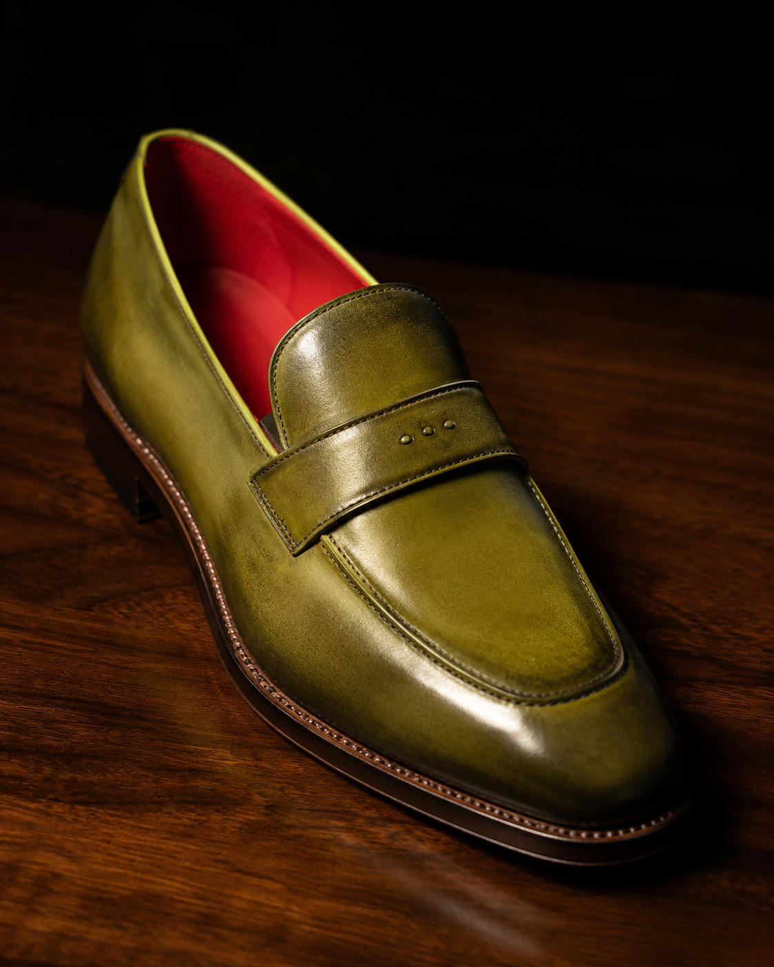 Ledger Slip-On, Mantis Green — Neva 503 last