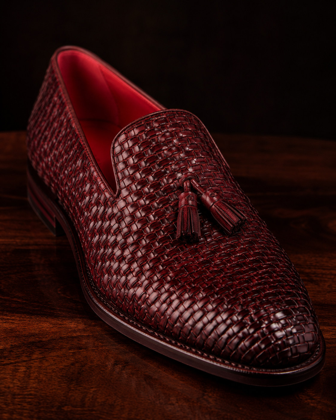 Toulouse Slip-On, Real Burgundy — Neva 406 last