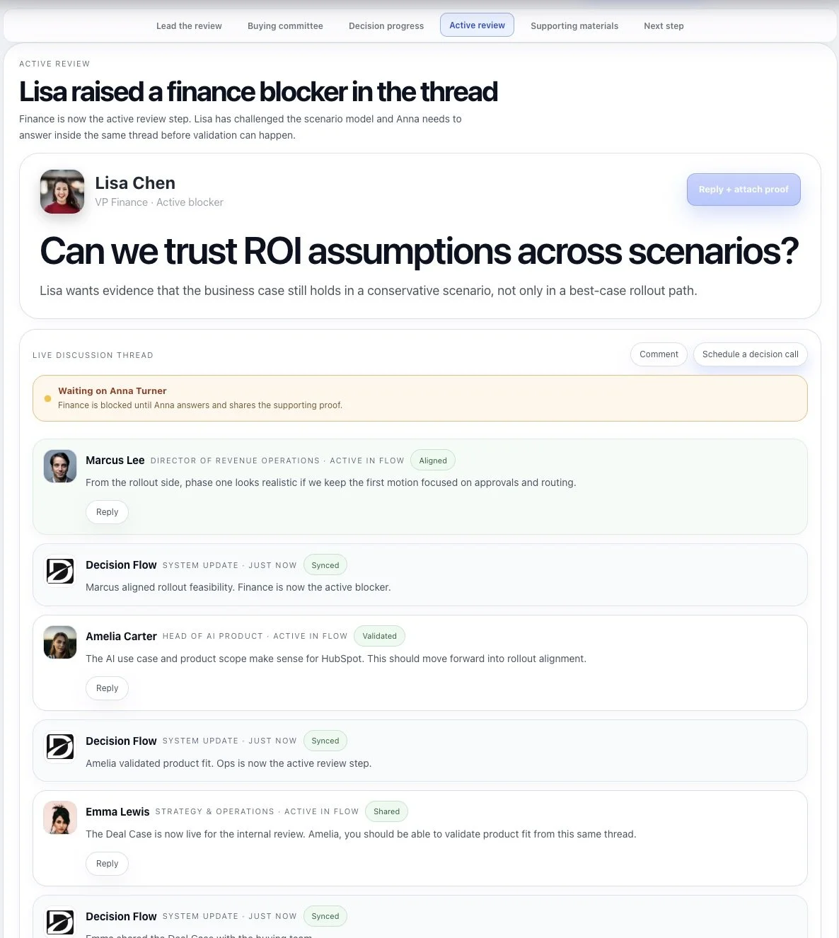Decision Flow — Action