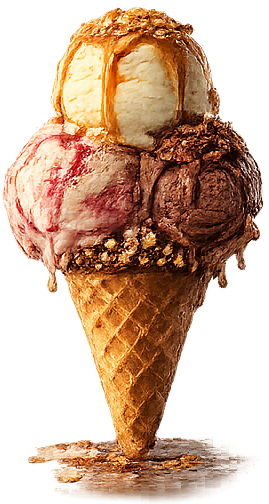 The Deal Melt Challenge ice cream
