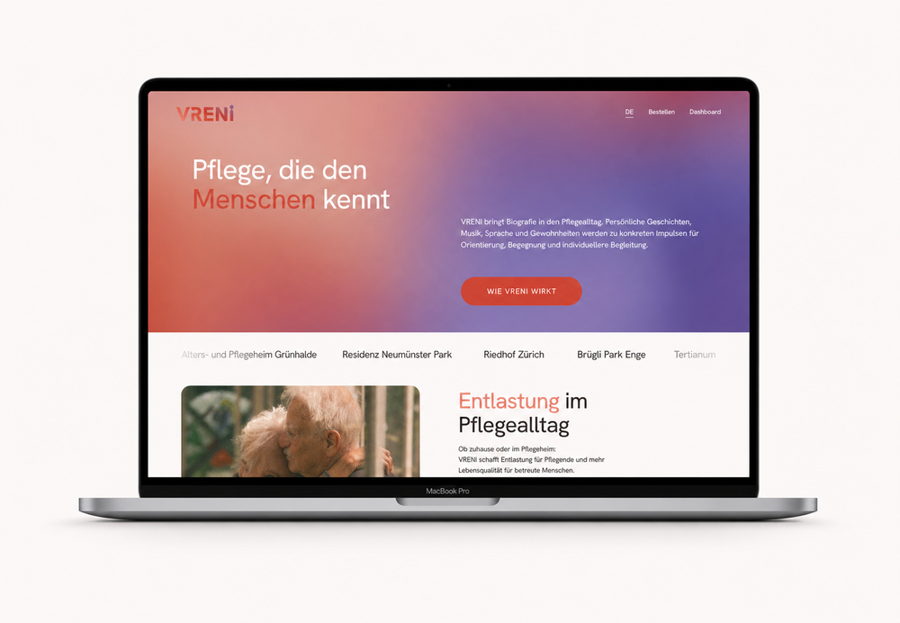 Die neue VRENI Website