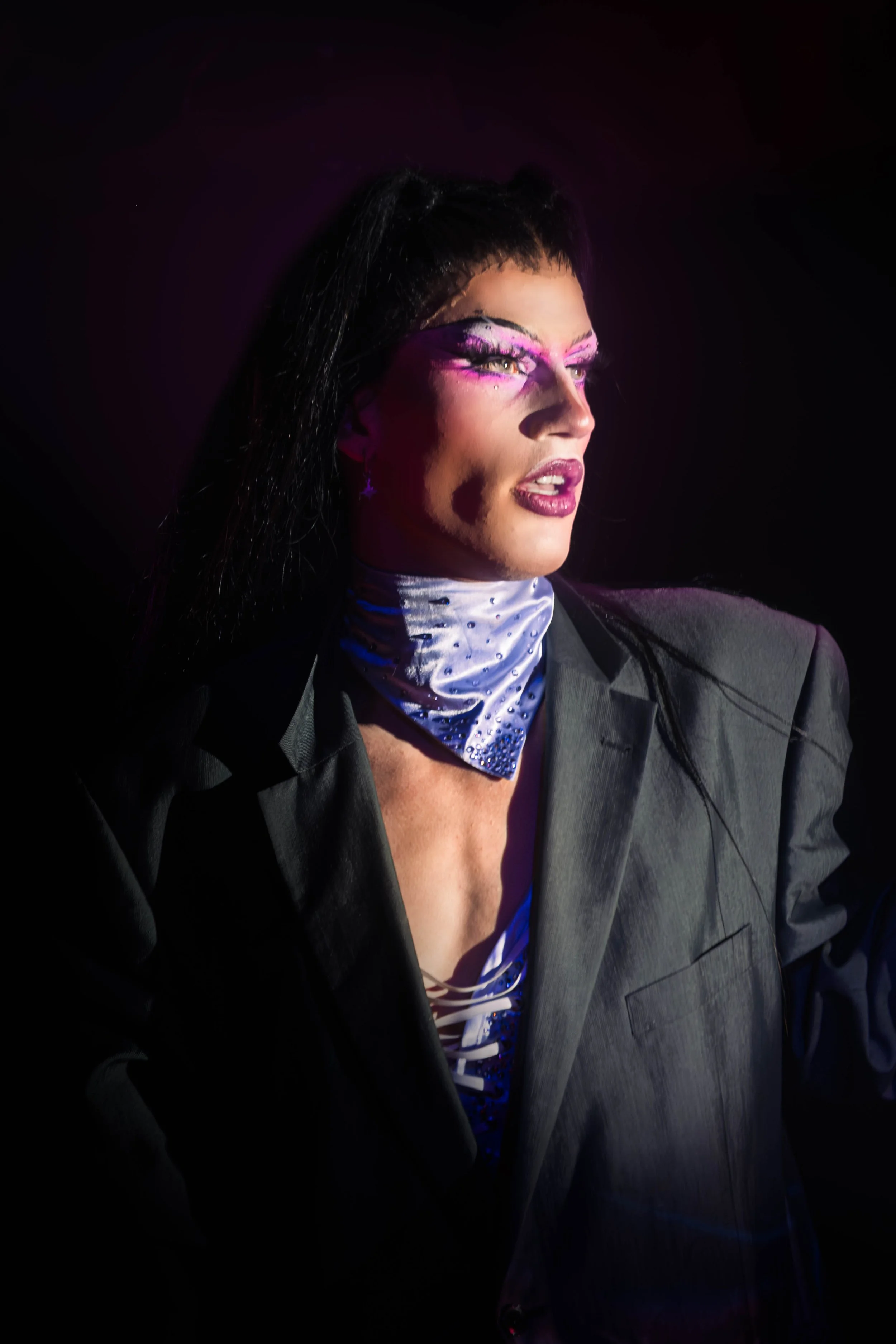 Portrait artistique drag show à Bruxelles — photographie d'événement et de spectacle, Marion David